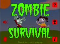 Zombie Game Screen Shot 0