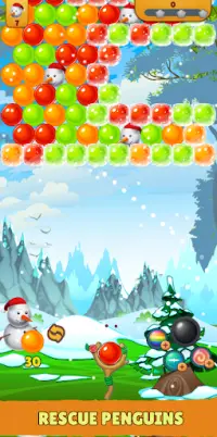 Farm Snow - Christmas Bubble Screen Shot 4