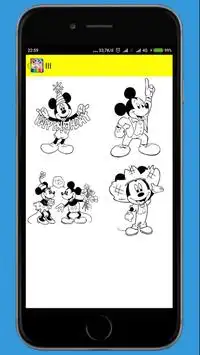 Mickey Coloring Books Mouse Screen Shot 2