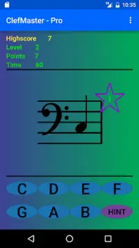 Clef Master - Music Note Game Screen Shot 4