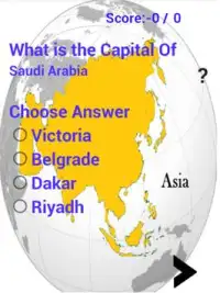 World Capitals Quiz Screen Shot 6