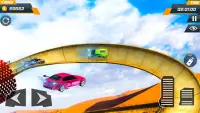 Mega Ramp Car Stunt- Mega Fly Impossible Car Stunt Screen Shot 2