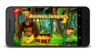 Monkey jungle running Banana Screen Shot 0