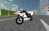 Polisi 3D sepeda mengemudi Screen Shot 0