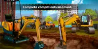 Escavatore Costruzione Gru Guida Simulatore Giochi Screen Shot 2