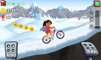 Super Dora Climb Bicycle - dora games for kids Screen Shot 5