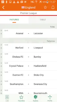 Futbol24 Fußball Livescore App Screen Shot 4