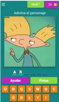 Hey Arnold Quiz Game Screen Shot 0