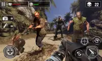 Walking Zombie Shooting - Dead Target 3D Screen Shot 1