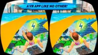 VR Beach Water Sliding Screen Shot 4