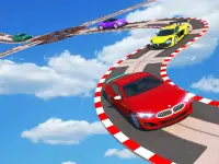 Stunts Car Simulator Cepat - Permainan Stamp Mega Screen Shot 2