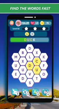 WordFlowX : A Word Search Puzzle and Connect Game Screen Shot 0