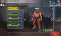 superhéroe ninja luchando Screen Shot 2