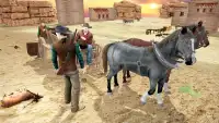 Wild West Cowboy Hunter- Horse Cart Redemption Sim Screen Shot 0