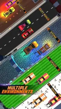 ドラッグレーシングゲーム：不可能な道の探検 Screen Shot 17