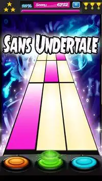 Sans Undertale Piano Tiles Screen Shot 2