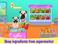 Baby Pug Supermarket: Pet Cash Register Shop Screen Shot 0