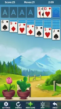 Solitaire Flower - Free Offline Card Games Screen Shot 2