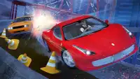Smash Car Hit Impossible Track: Stunt games 3D Screen Shot 2