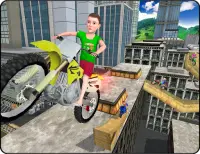 Kids Motorbike Stunts Master Roof Top Arena 2018 Screen Shot 10