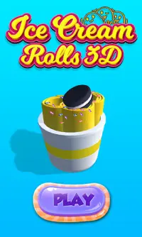Ice Cream Rolls 3D Game Stir-Fried Frozen Desserts Screen Shot 0
