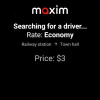 maxim — order taxi, food Screen Shot 7