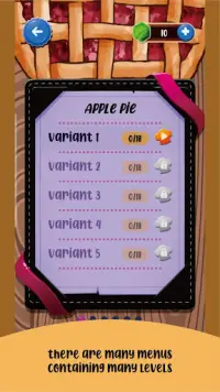 Kue Pie - Permainan Susun Huruf Menjadi Kata Screen Shot 1