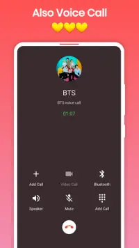 BTS Video Call : Fake Video Call BTS Screen Shot 5