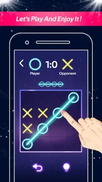 TIC TAC TOE GLOW Screen Shot 2