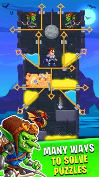 Hero Rescue 2: How To Loot - pull the pin puzzle Screen Shot 0