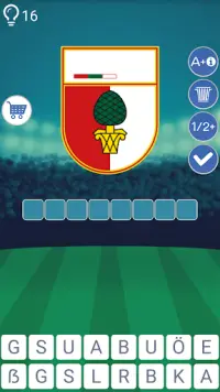 Fußball Logo Quiz Fußballklubs Screen Shot 0