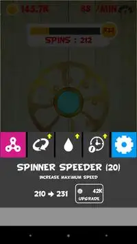 Fidget Spinner Game Screen Shot 5