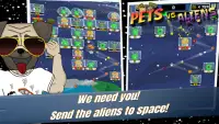 Pets vs Aliens - Bricks and Balls Screen Shot 2
