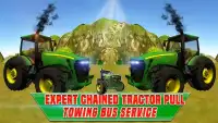 Expert Chained Tractor Pull : Towing Bus Service Screen Shot 8