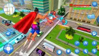 Sumo Crime City Flying Hero – Superhero Simulator Screen Shot 0