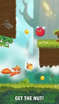 Run for Nuts! Fun Running Game for FREE Screen Shot 0