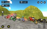Balapan Sepeda Gunung Salju - Balapan Motocross Screen Shot 1