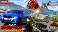 Car Racing Sniper Vs Thieves - Shooting Race games Screen Shot 1