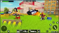 पुलिस आग खेलों: बंदूक गोली मारने वाले खेल 2021 Screen Shot 3