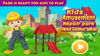kids amusement park repair & Water slide Screen Shot 5