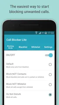 Call Blocker Lite Screen Shot 0