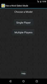 Hex-a-Word Game Screen Shot 1