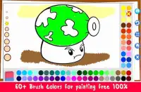 Painting Plant vs Coloring - Zombie Vegetable Screen Shot 5