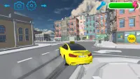 Realistis Taxi Sim 3D Screen Shot 0