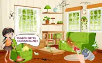 Dream Home Cleaning: Princess House Clean up Games Screen Shot 1