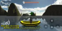 لعبة الغوص تحت الماء - محاكاة لعبة السباحة Screen Shot 0