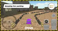 3D City Purple Car Parking Screen Shot 8