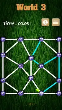 Spider web Puzzle Connect dots Screen Shot 3