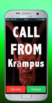 Real Call From Кrаmрus (( *OMG HE ANSWERED* )) Screen Shot 1