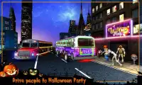 Halloween Party Bus Driver 3D Screen Shot 3